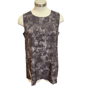 NWT Athleta Women's Tank Top Lumen Floral Black Zephyr Refined Sz. M